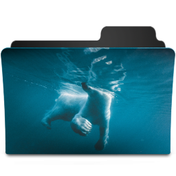 Underwater Icebaer Icon 256x256 png